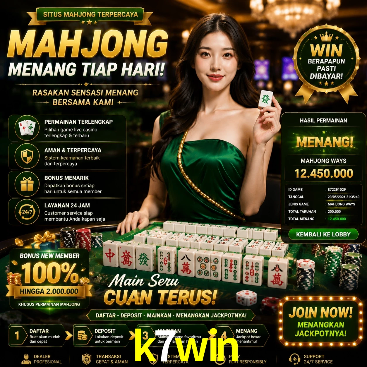 Cashback VIP k7win - reembolso semanal